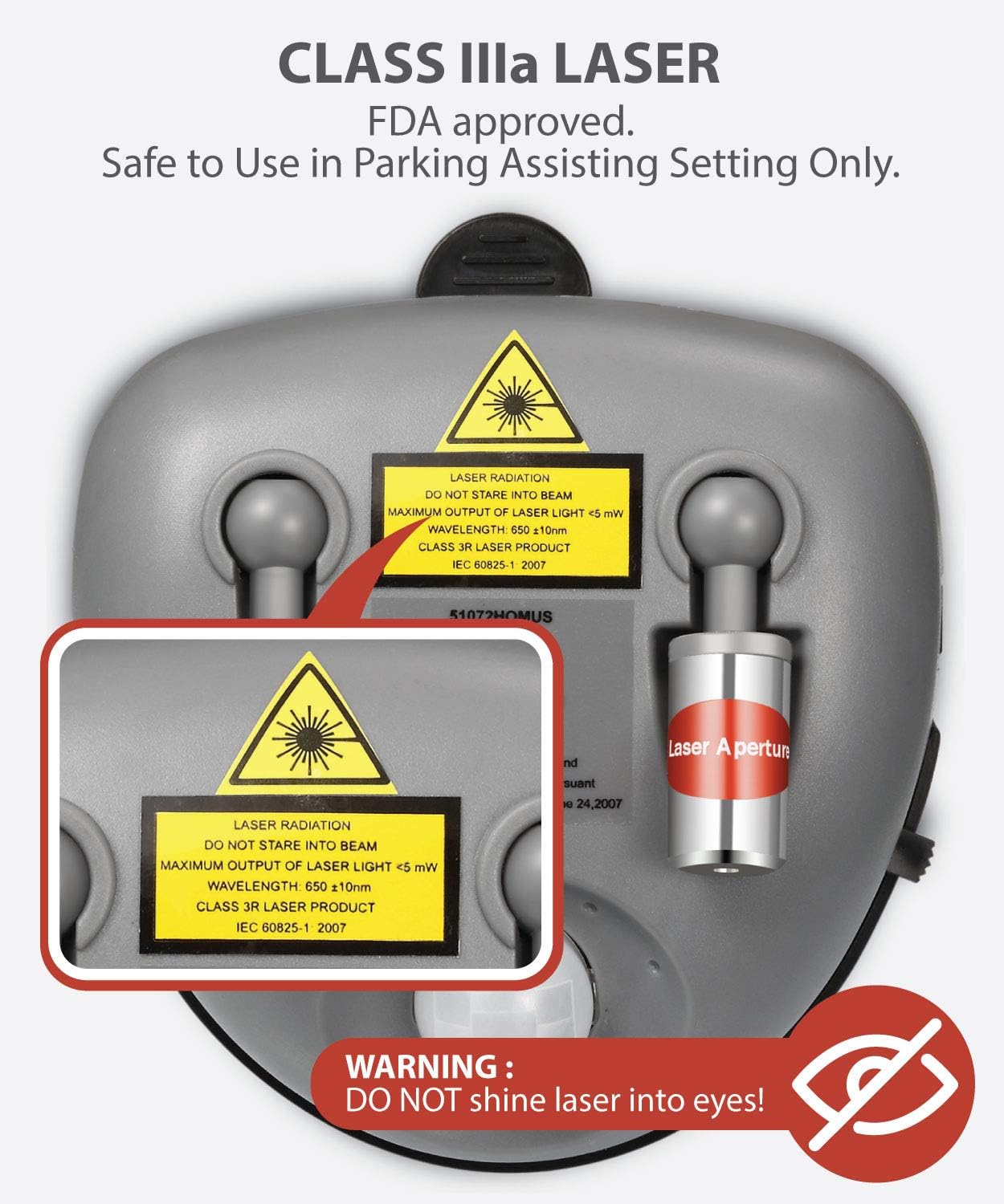 Dual Laser Garage Parking Assist Guide System