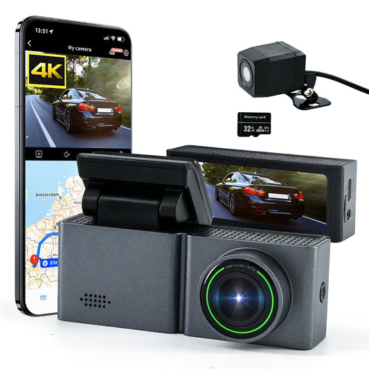 Garage Smith Cruiser Front and Rear Dual Dash Cam 4K+ 1080P