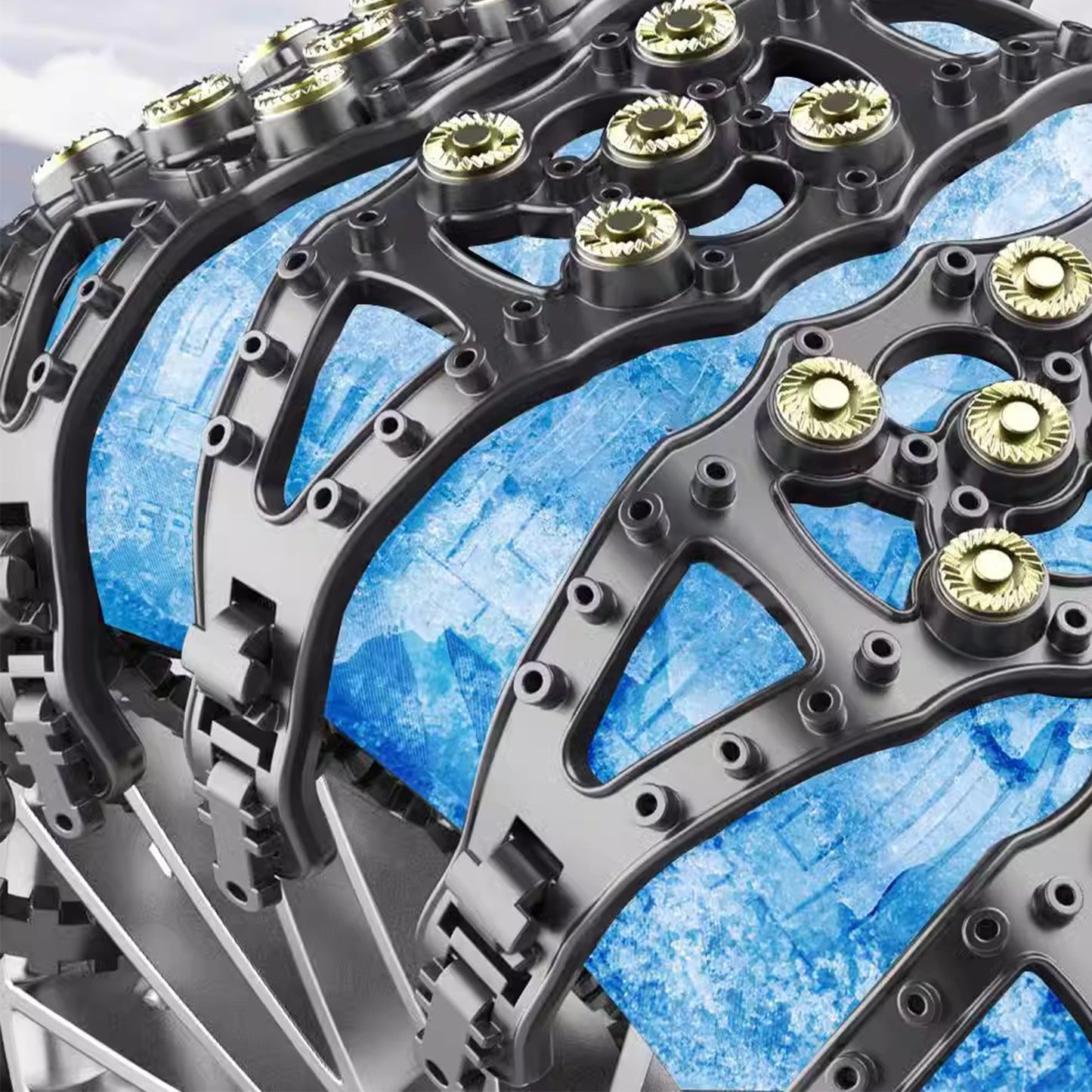 Snow Chains Assembly Car 165-275 mm Wide Tyres